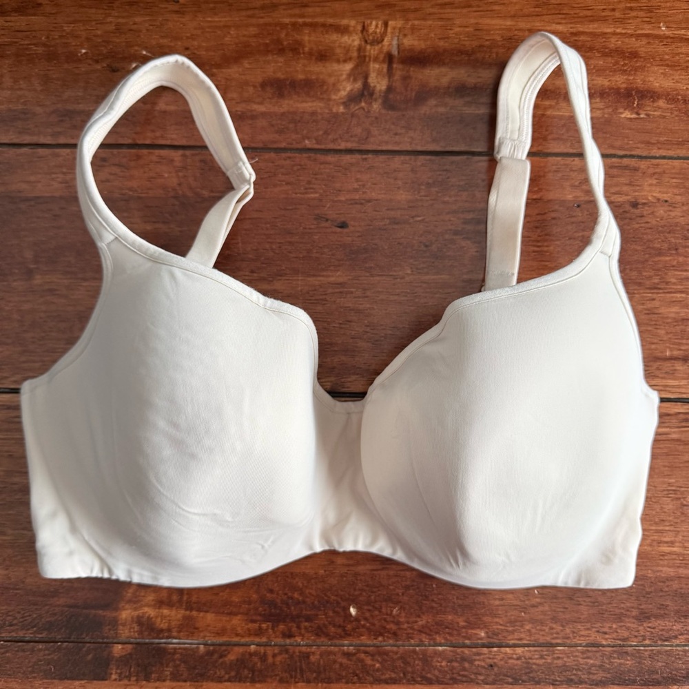 Cacique Ivory Lightly Lined Balconette Bra Size 36DDD